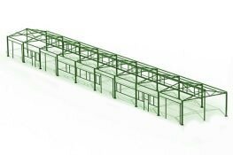 Проект быстровозводимого здания типовой 8x54